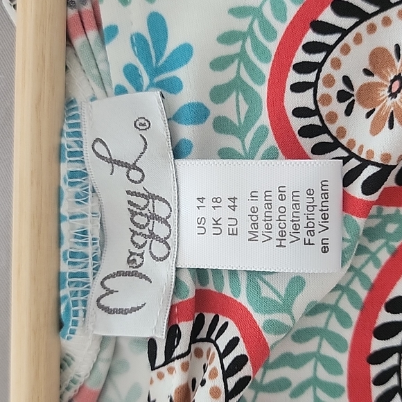 NWT- Maggy L - Floral Print dress - Picture 5 of 8